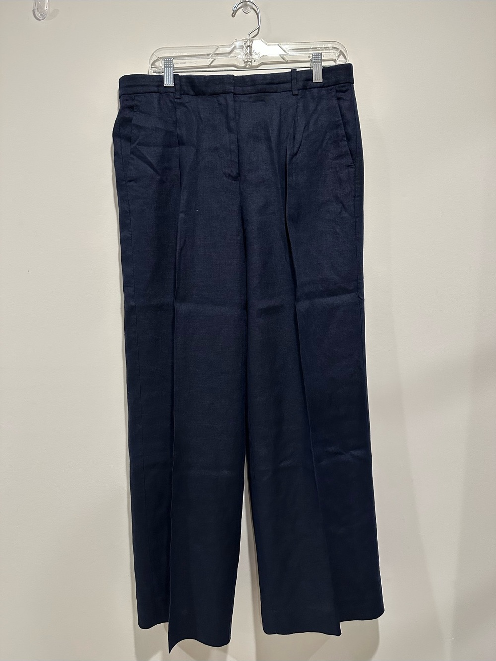 J. Crew Wide Leg Pants in Navy